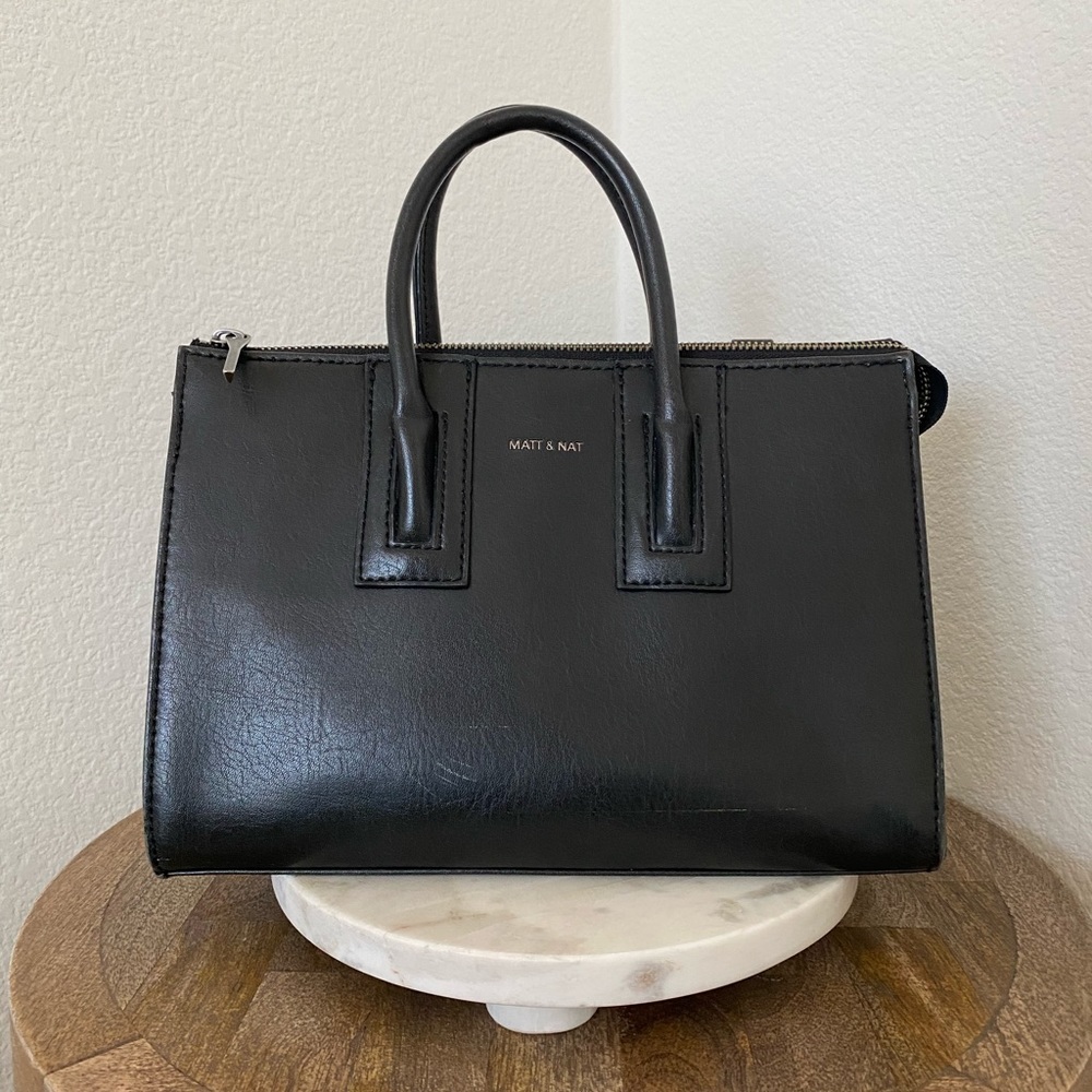 Black Satchel Crossbody